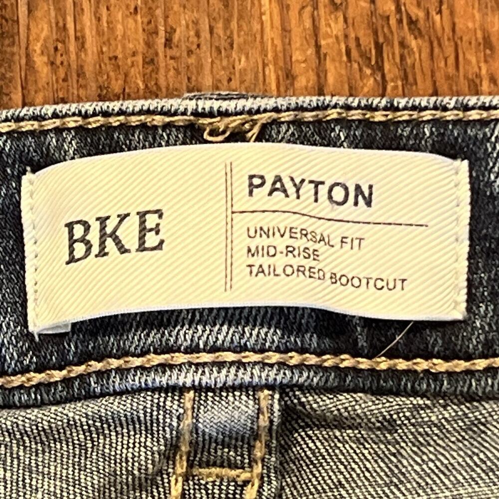 BKE Payton Jeans Universal Fit Mid-Rise Tailored Bootcut Size 25 Low Rise y2k - Picture 4 of 16